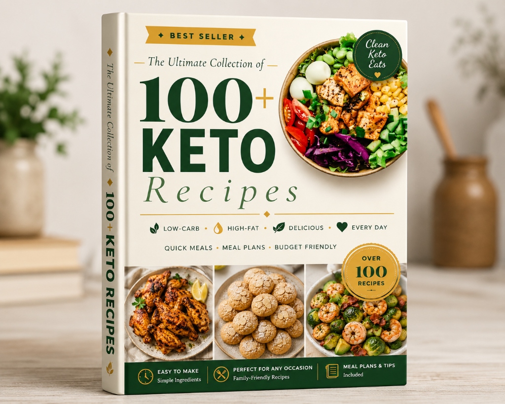 100+ Keto Recipes Cookbook Teaser