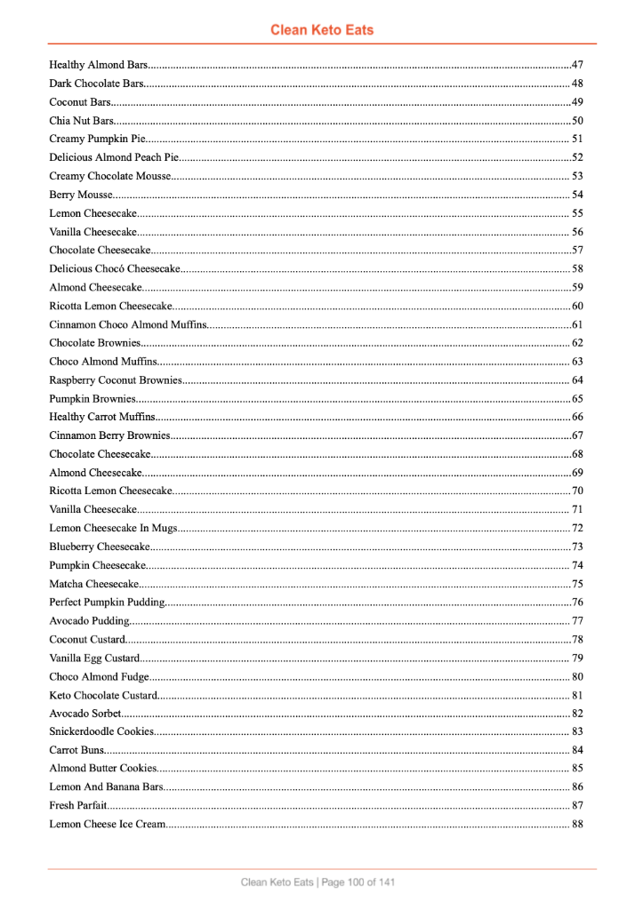 Table of Contents Page 2